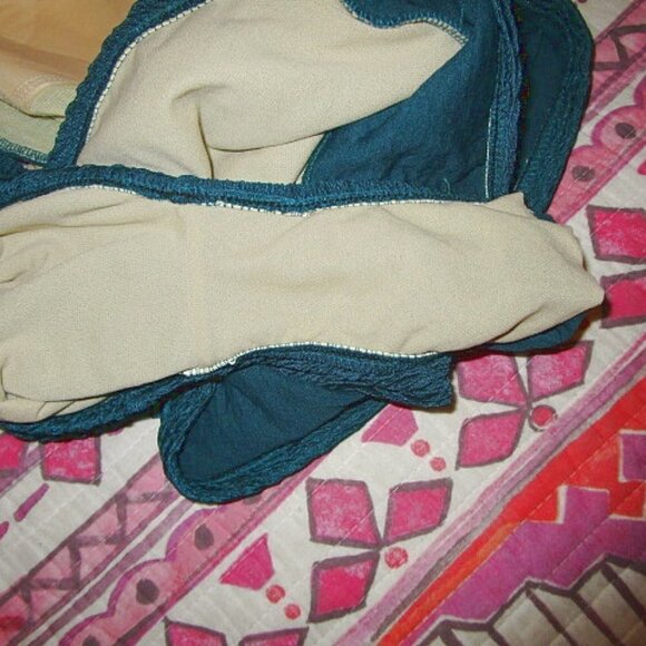 A&H Sportswear Swimsuit Size 22W One Piece Maillot Teal Slimming Textured Pin Up - Picture 9 of 11